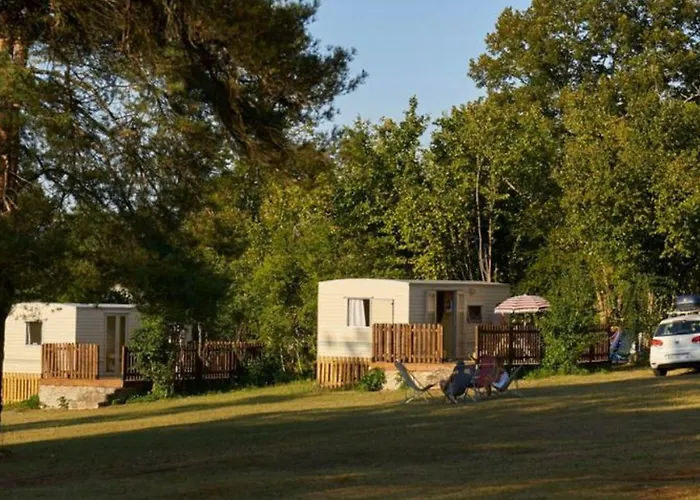 Kamp alanı Mobil-home 5 Pers Avec Terrasse En Dordogne - Api-1-52-701